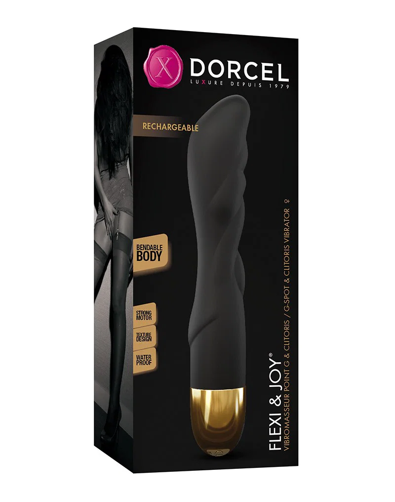 Vibratore per punto G e clitoride - FLEXI AND JOY by Dorcel - immagine 5