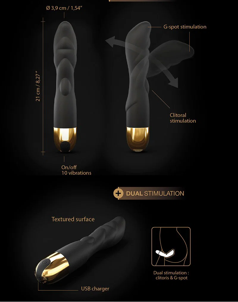 Vibratore per punto G e clitoride - FLEXI AND JOY by Dorcel - immagine 2