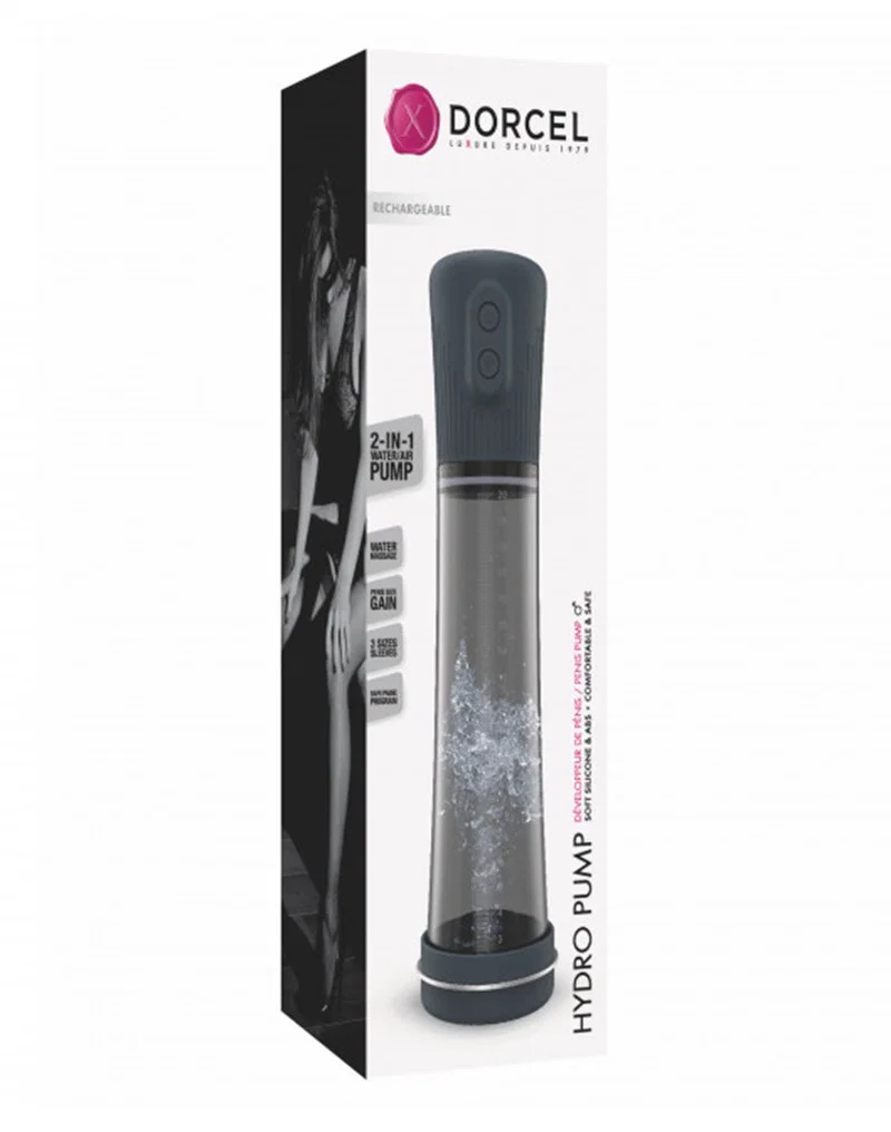 Pompa idraulica ricaricabile per pene by Dorcel - immagine 5
