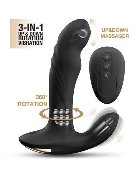 MULTI JOY - Massaggiatore prostatico con telecomando by DORCEL