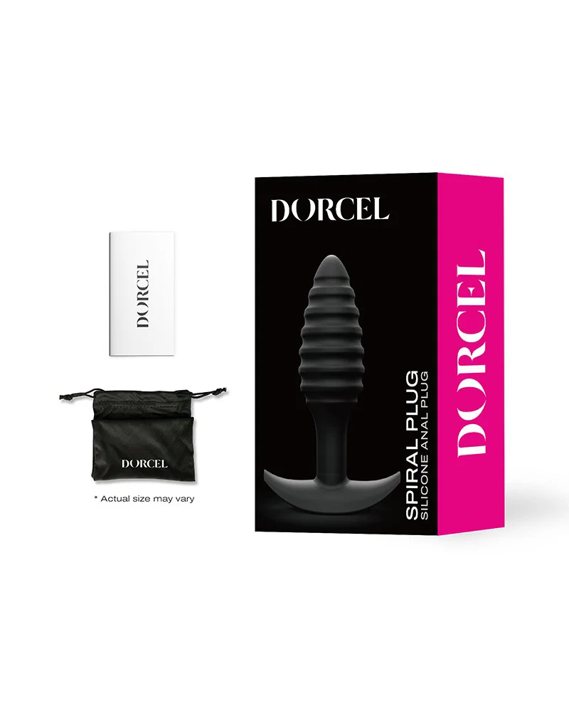 Plug a spirale - Plug anale - Nero by Dorcel - immagine 2