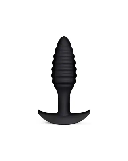 Tappo anale ondulato Nero by Dorcel