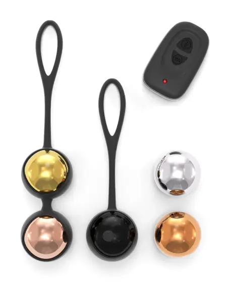 PALLINE DA ALLENAMENTO - KIT DI PALLINE GEISHA INTERCAMBIABILI CON TELECOMANDO by Dorcel
