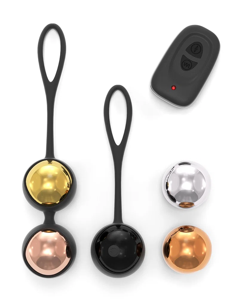 PALLINE DA ALLENAMENTO - KIT DI PALLINE GEISHA INTERCAMBIABILI CON TELECOMANDO by Dorcel