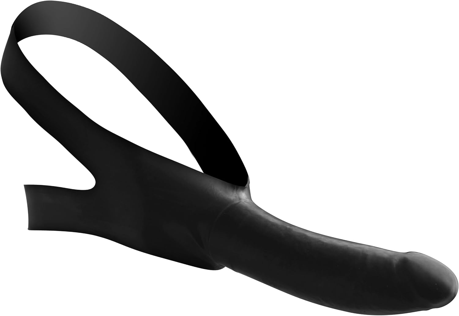 Dildo strap-on con bavaglio per bocca Master Series