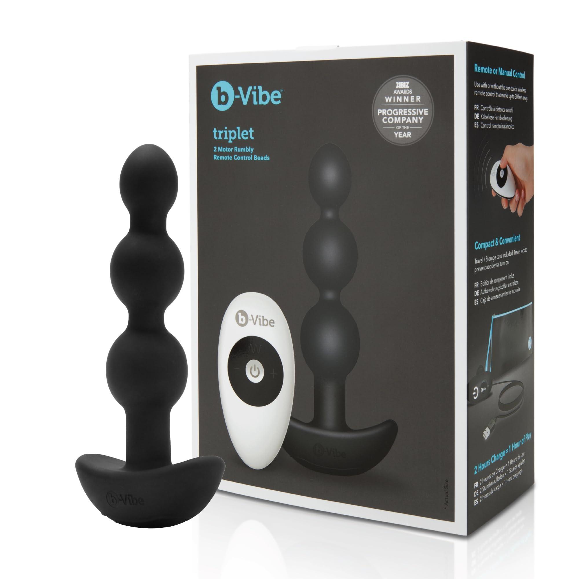 Triplet Anal Beads palline anali vibranti by B-VIBE