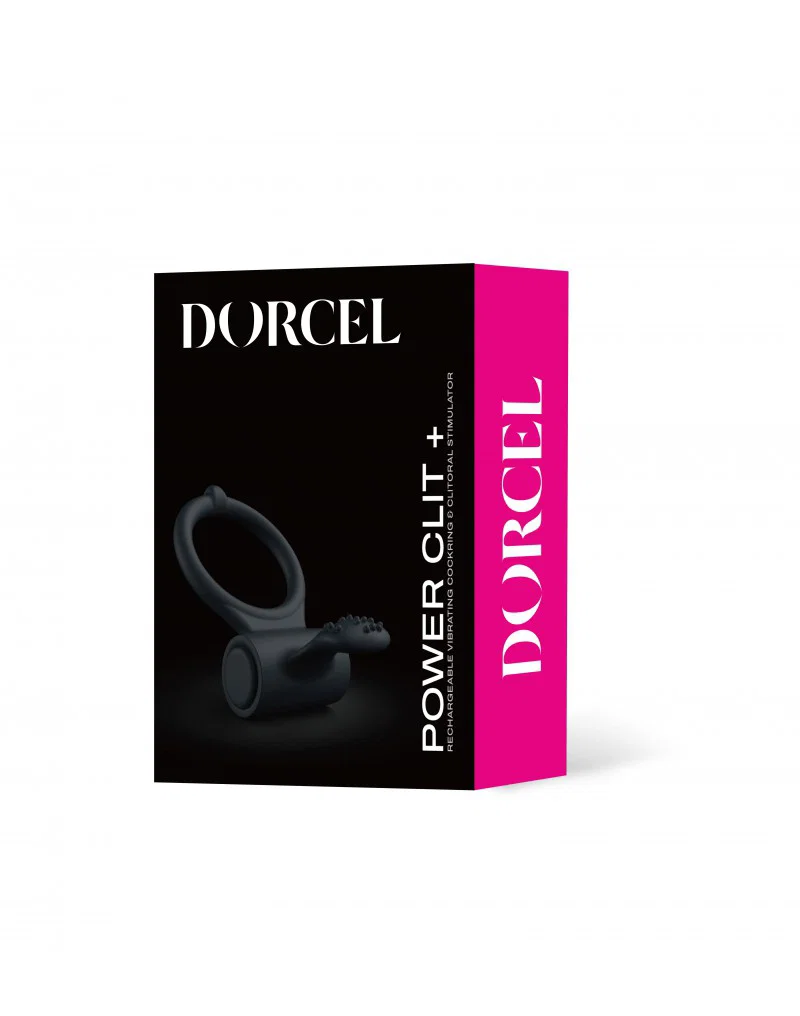 Anello vibrante elastico per il pene con stimolatore clitorideo (Power Clit+ RECHARGE) by Dorcel - immagine 4
